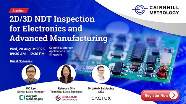 Seminar: 2D/3D NDT Inspection for Electronics and Advanced Manufacturing